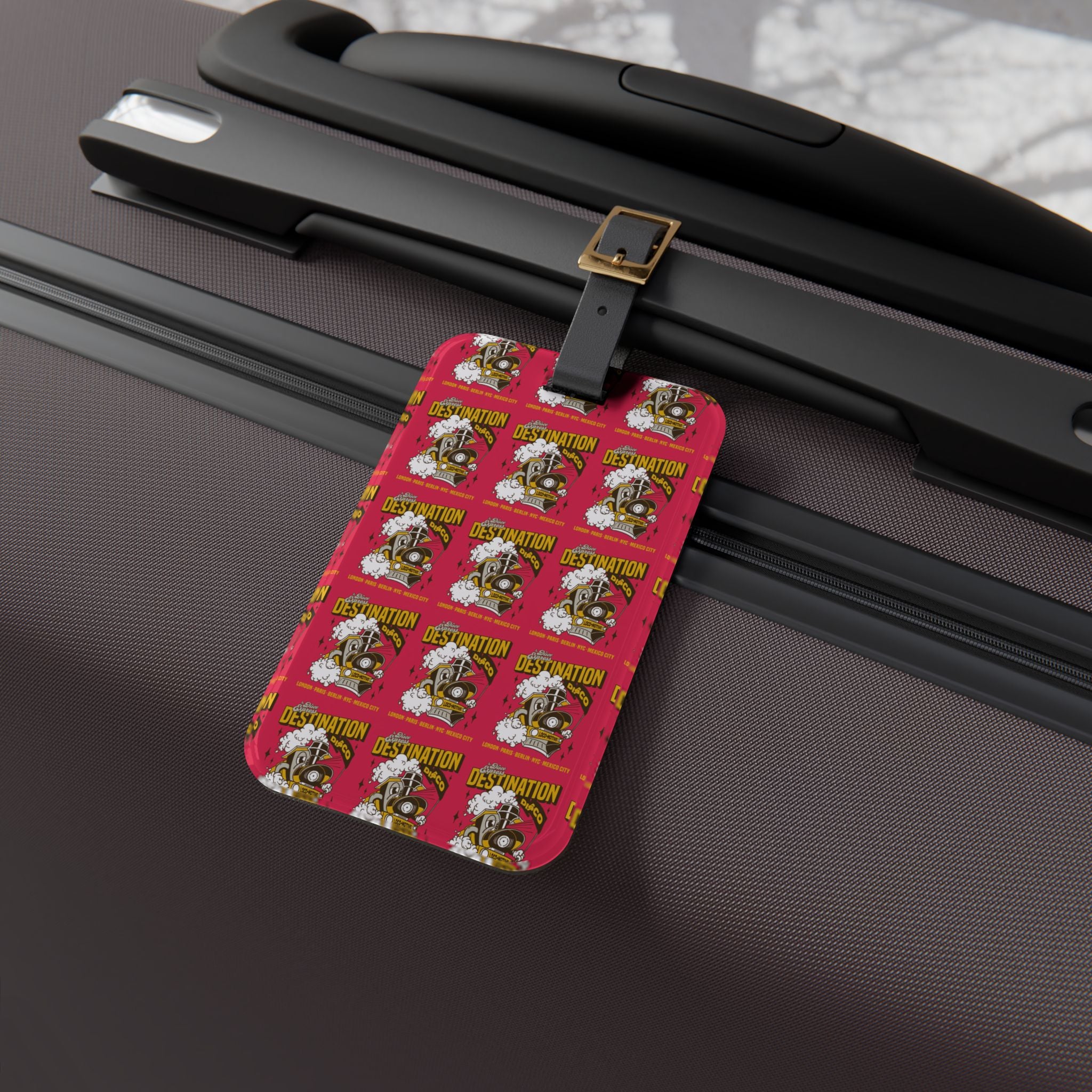 Luggage Tag - Retro 'Destination Disco' Travel Tag