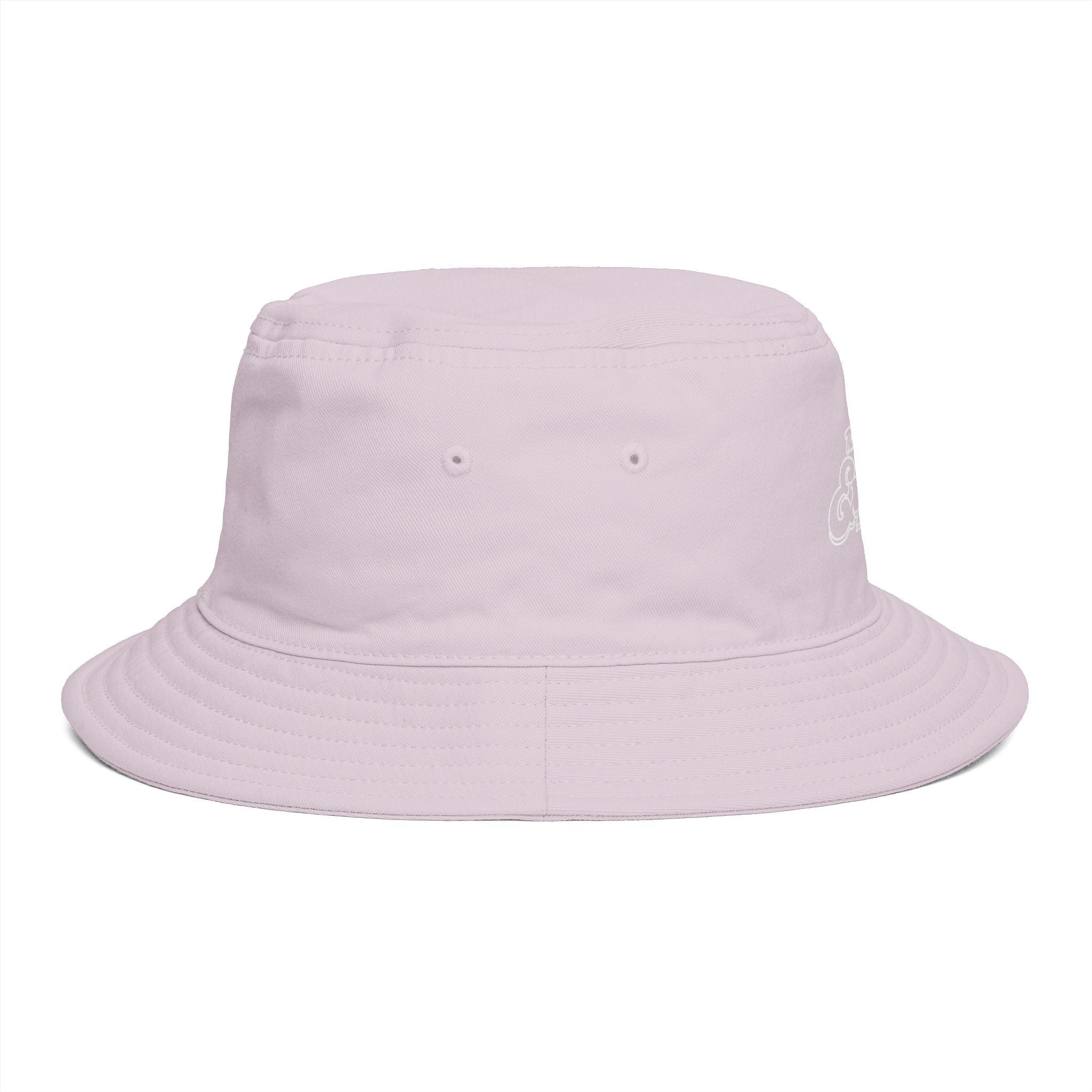 TDE Embroidered Bucket Hat in Orchid