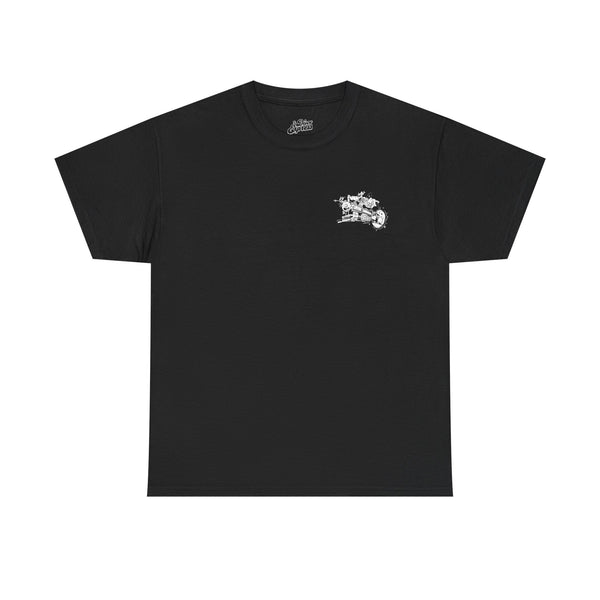 TDE Classic Train Tee - Minimal Chest Graphic T-Shirt