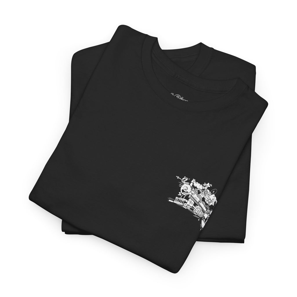 TDE Classic Train Tee - Minimal Chest Graphic T-Shirt
