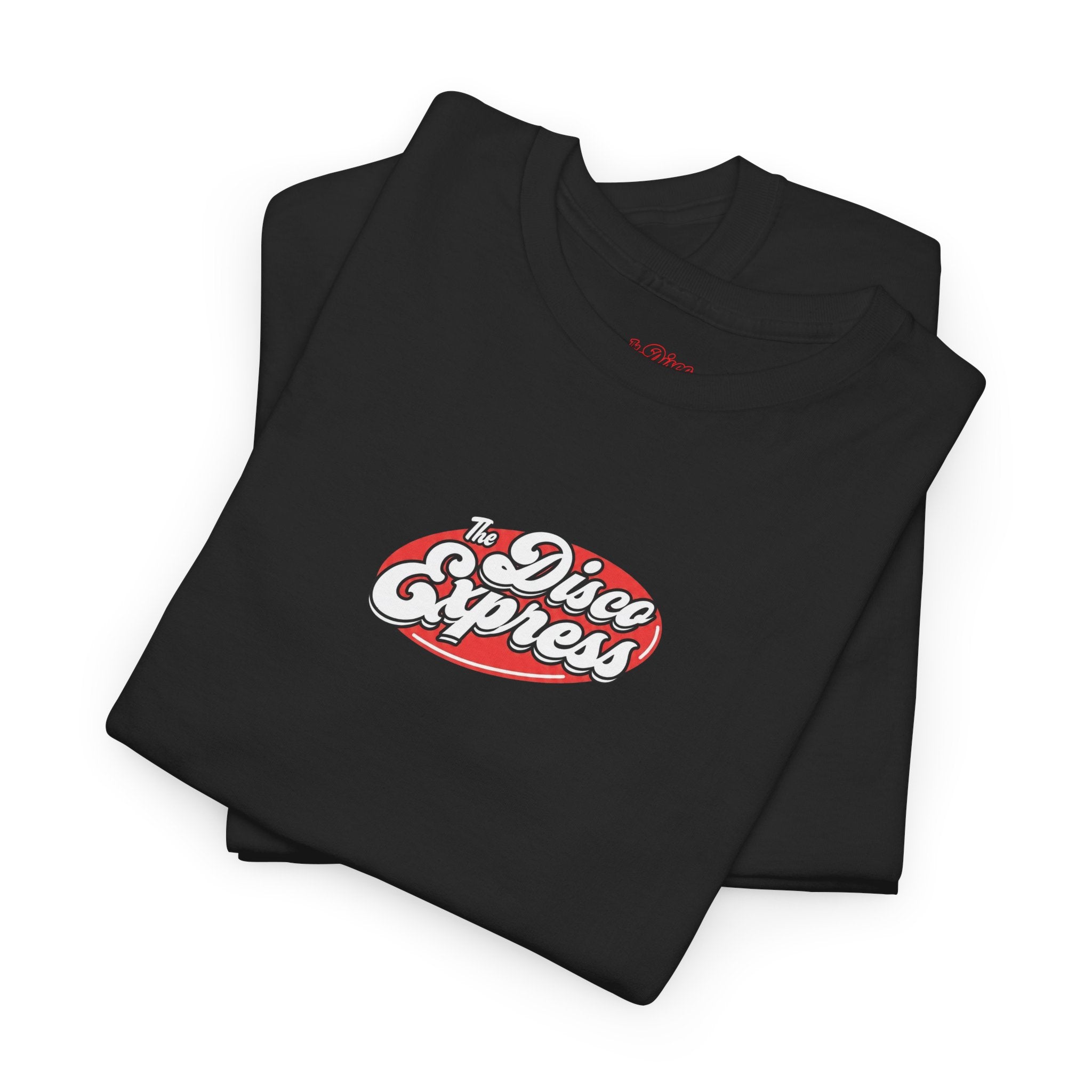 Fresh Nu Disco, Served Up Hot! - Red Illustrated Character Tee on Black