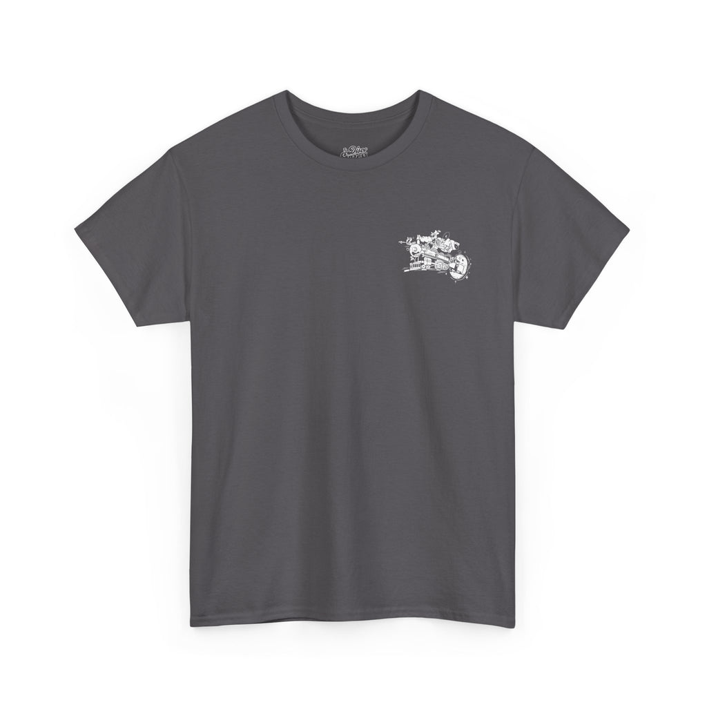TDE Classic Train Tee - Minimal Chest Graphic T-Shirt