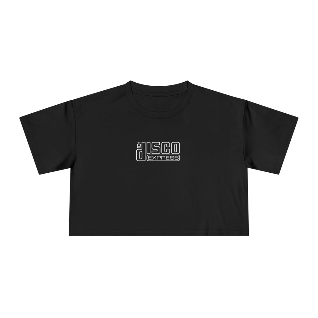 TDE Compact Disc Logo - Women's Crop Top in Black