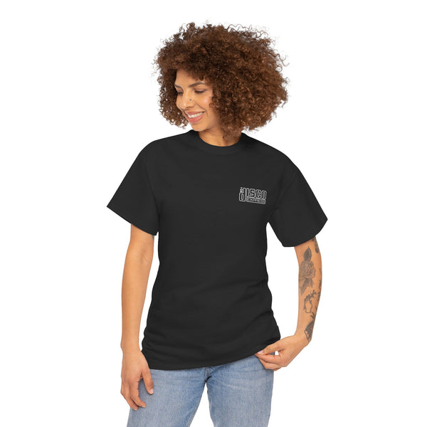 TDE Compact Disc Tee - White Logo Graphic