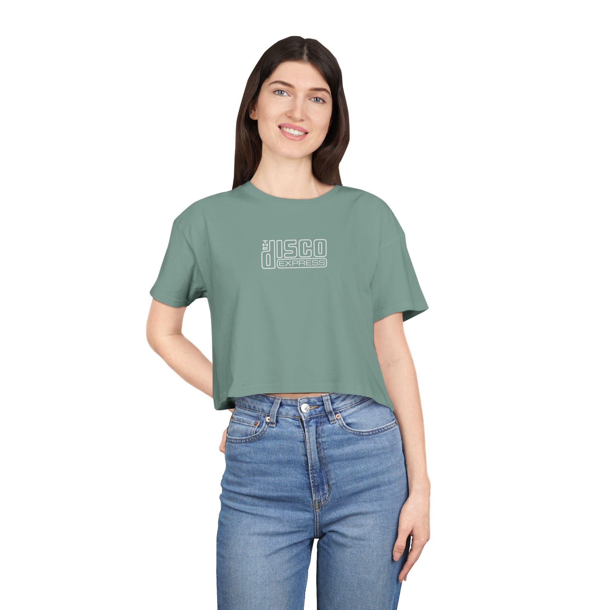 TDE Compact Disc Logo - Women's Crop Top