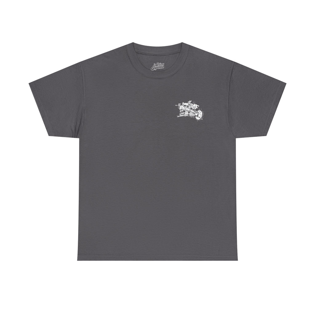 TDE Classic Train Tee - Minimal Chest Graphic T-Shirt