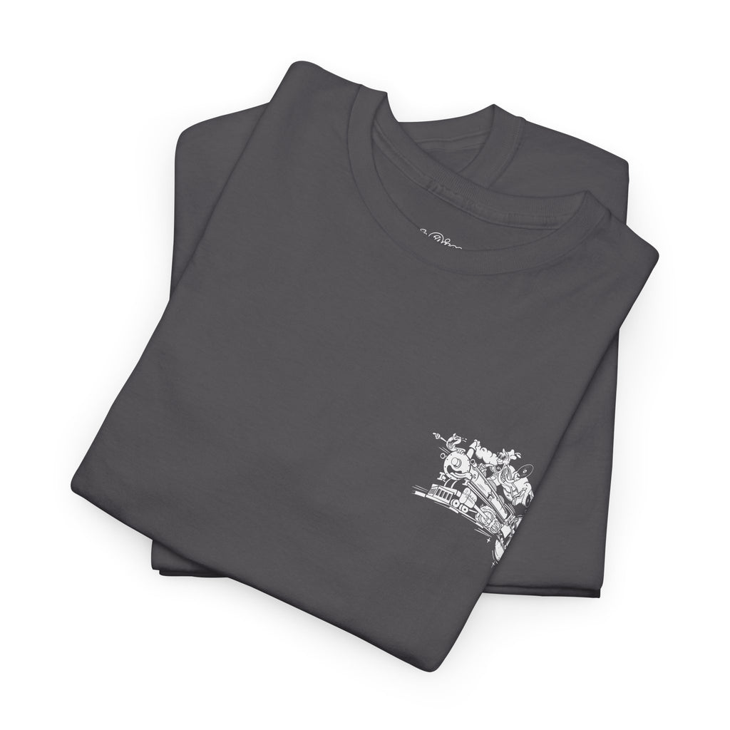 TDE Classic Train Tee - Minimal Chest Graphic T-Shirt