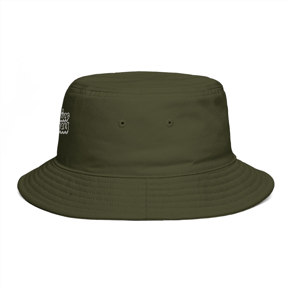 TDE Embroidered Bucket Hat in Army Green