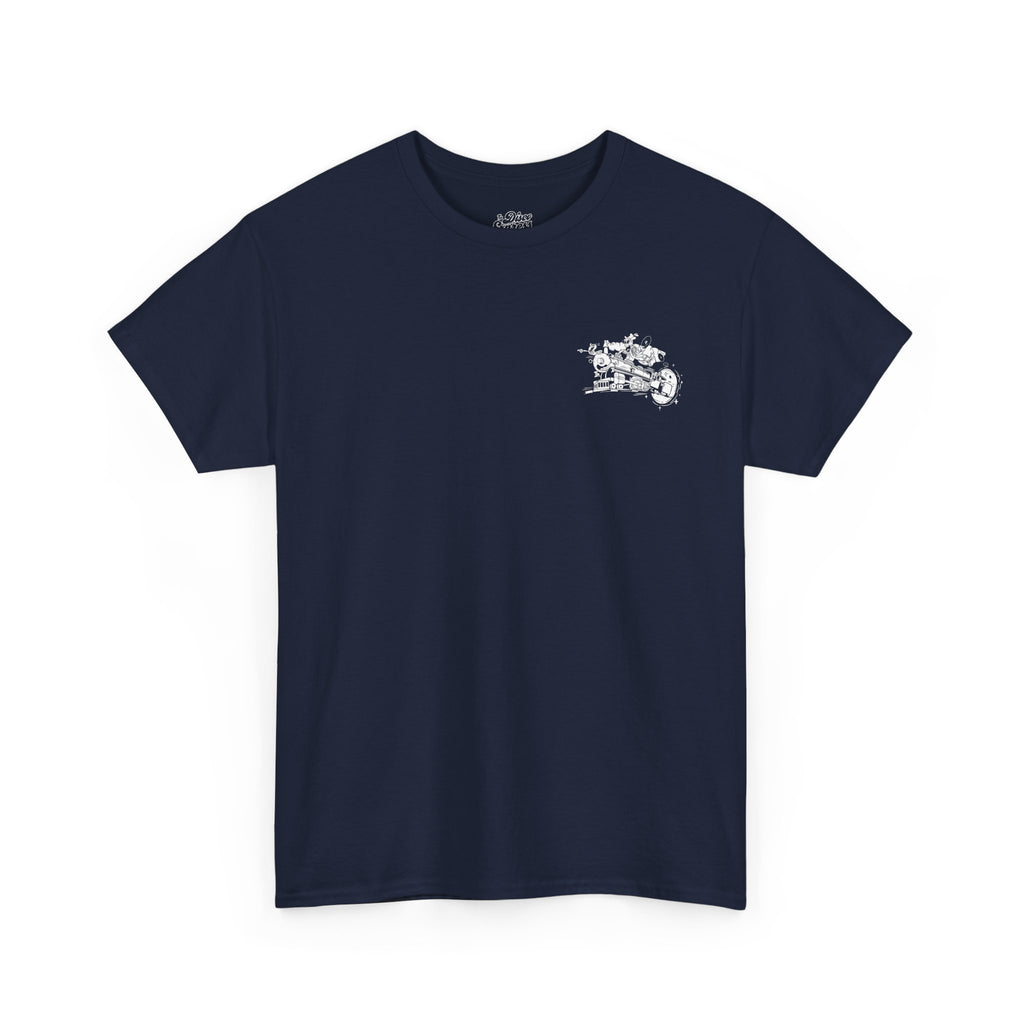 TDE Classic Train Tee - Minimal Chest Graphic T-Shirt