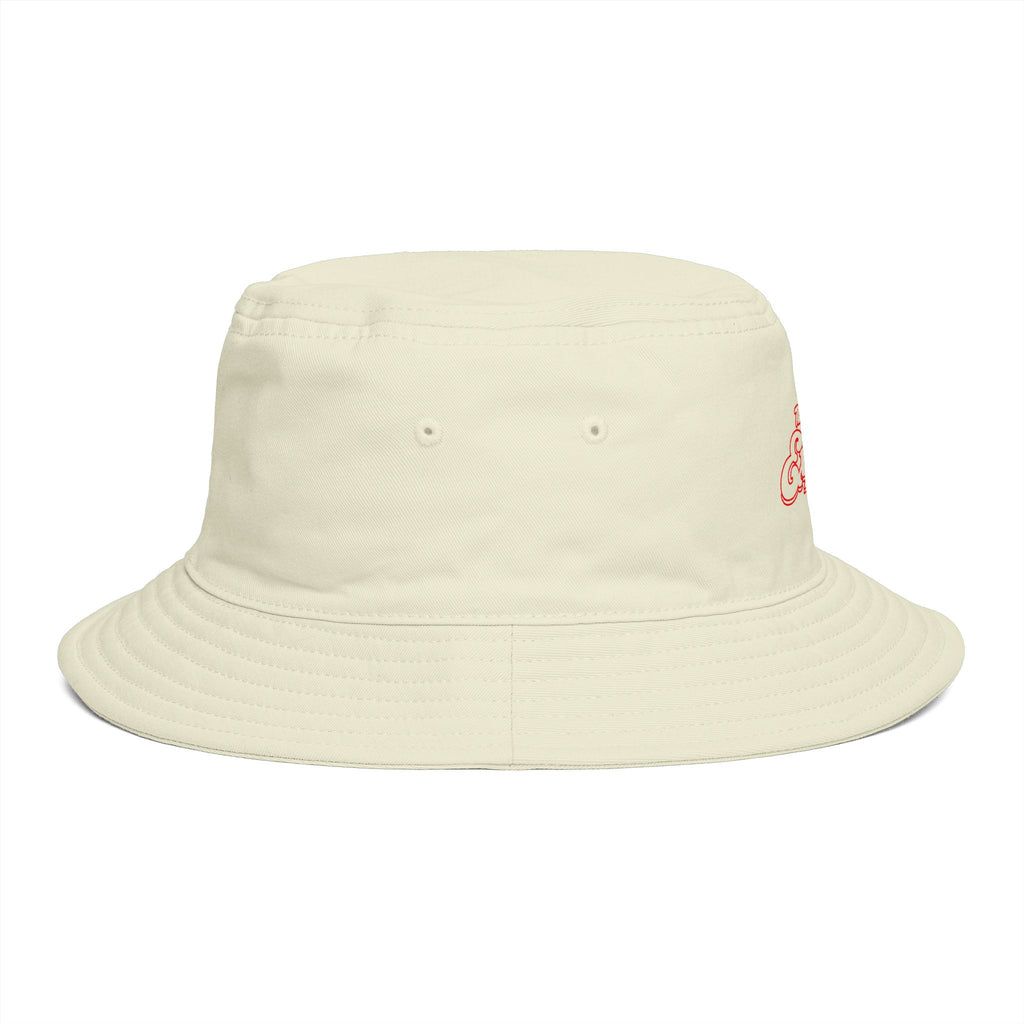 The Disco Express Bucket Hat - Retro Logo Embroidered Summer Sun Hat