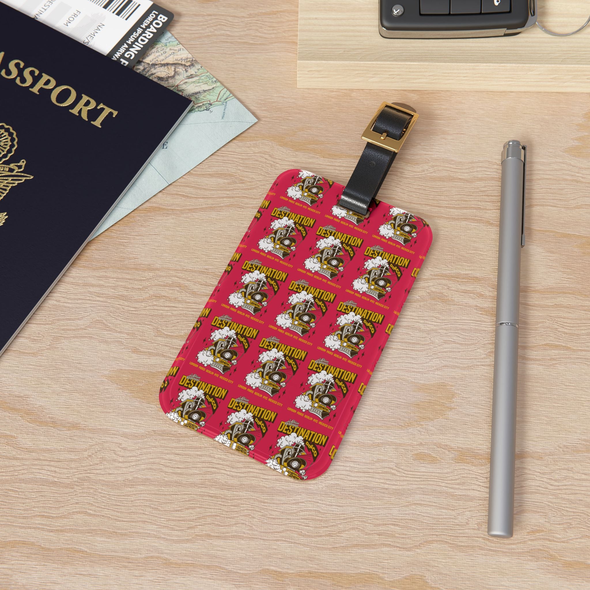 Luggage Tag - Retro 'Destination Disco' Travel Tag