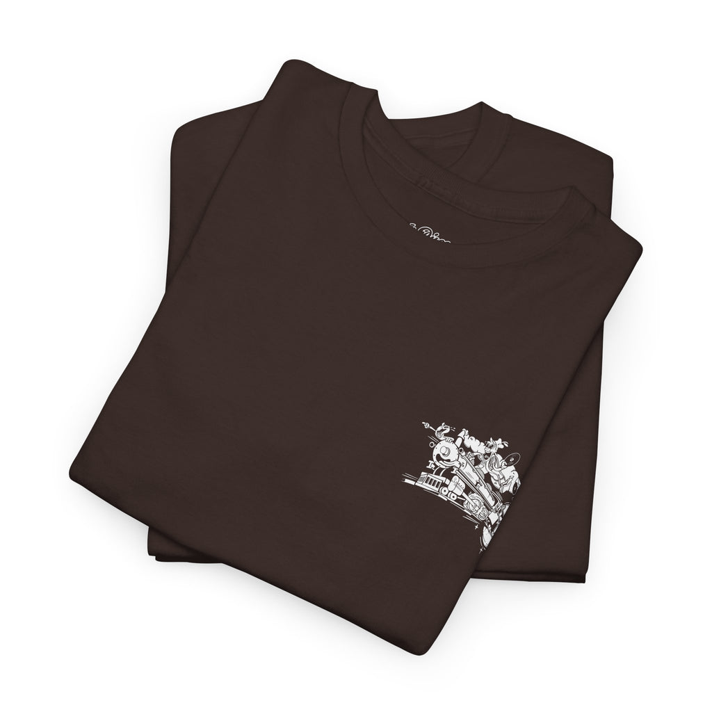 TDE Classic Train Tee - Minimal Chest Graphic T-Shirt