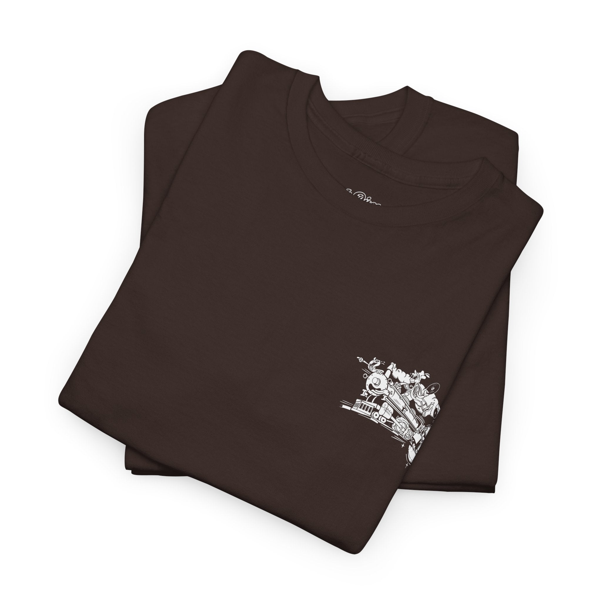 TDE Classic Train Tee - Minimal Chest Graphic T-Shirt