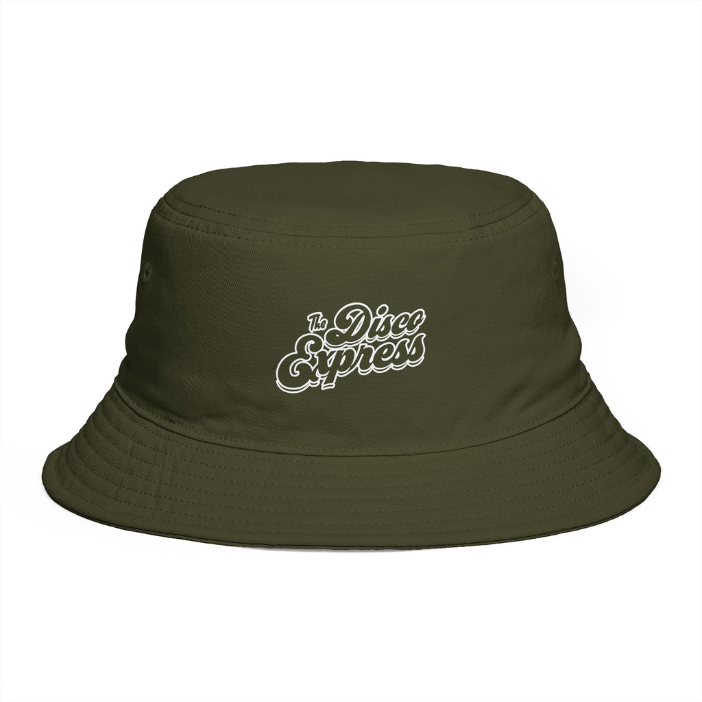 TDE Embroidered Bucket Hat in Army Green