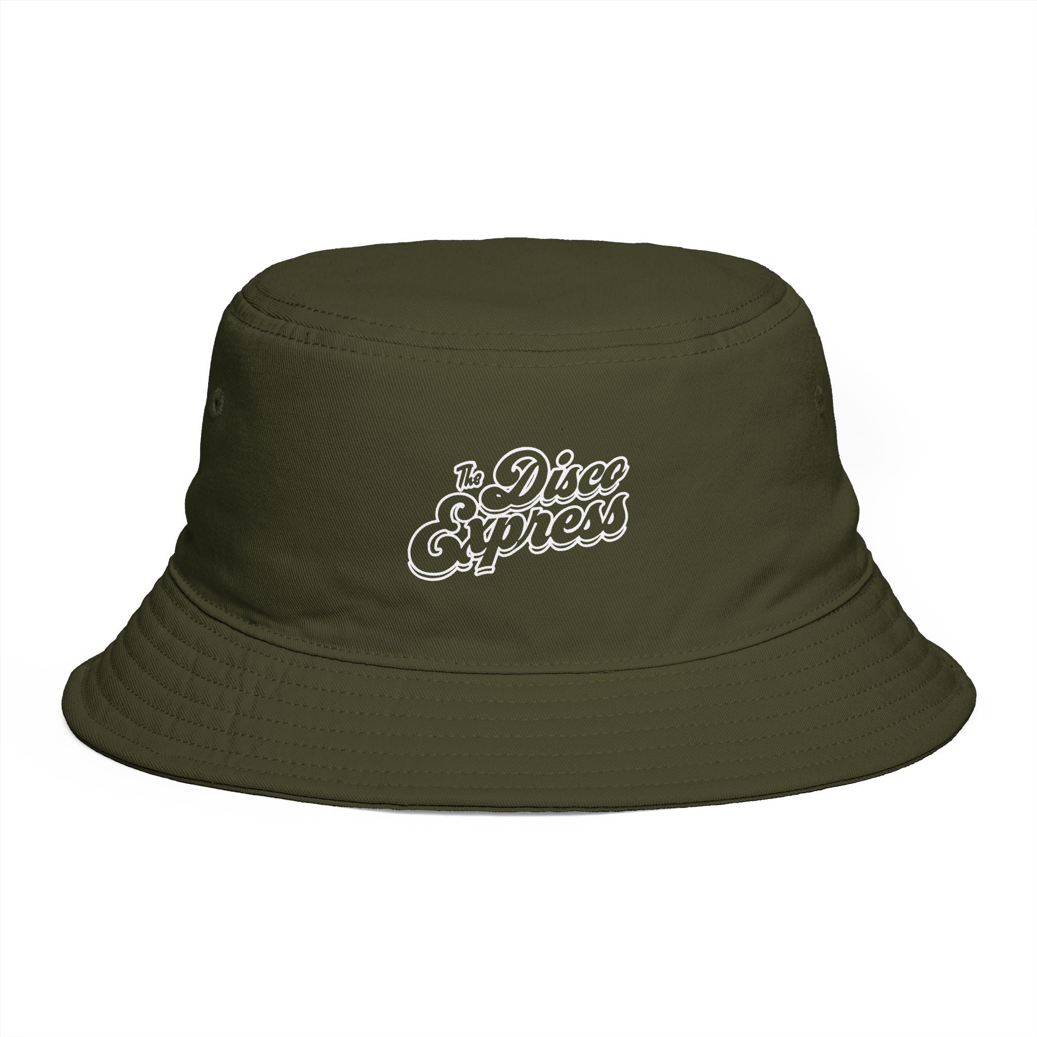 TDE Embroidered Bucket Hat in Army Green