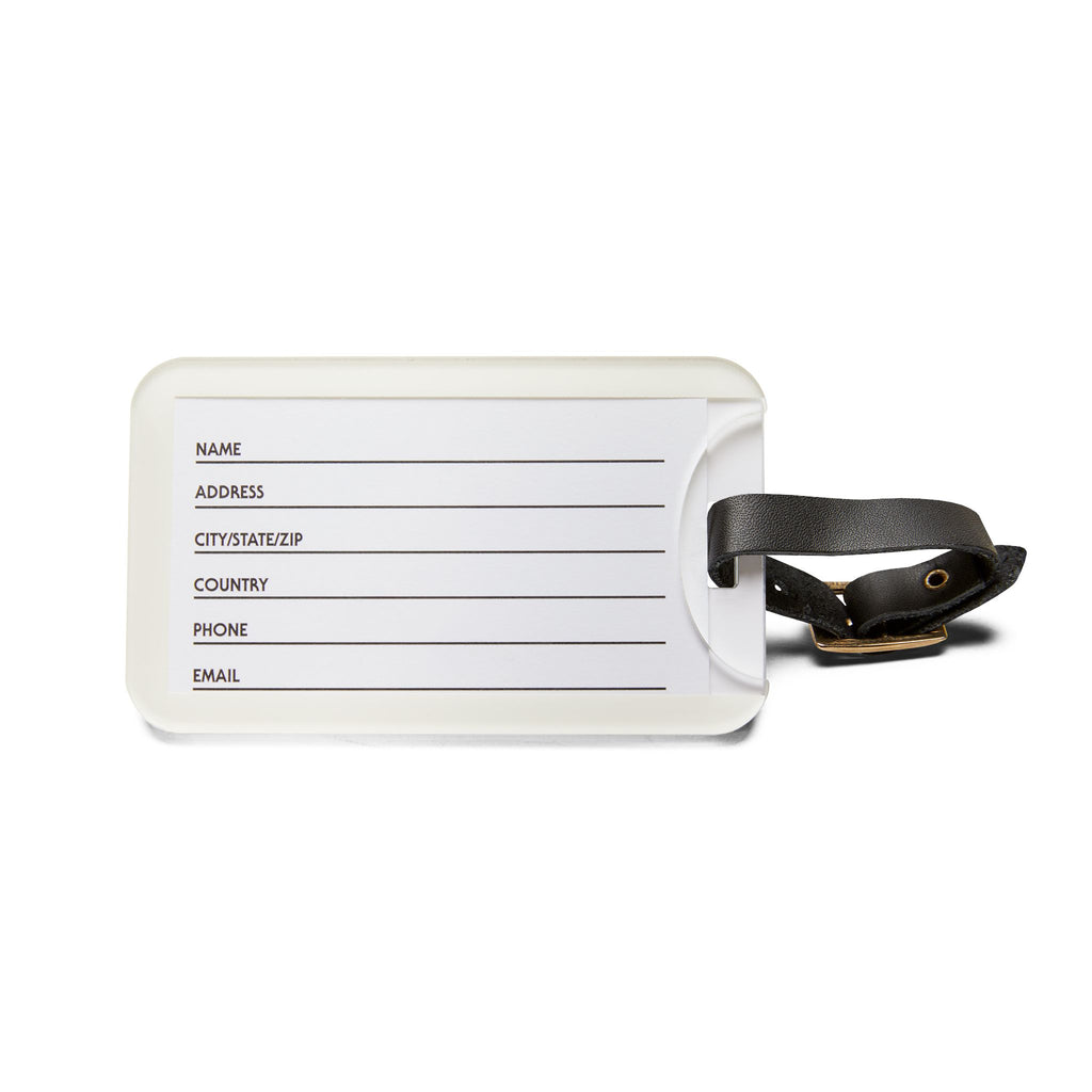 TDE Luggage Tag - 'Just The Ticket' Retro Travel Tag