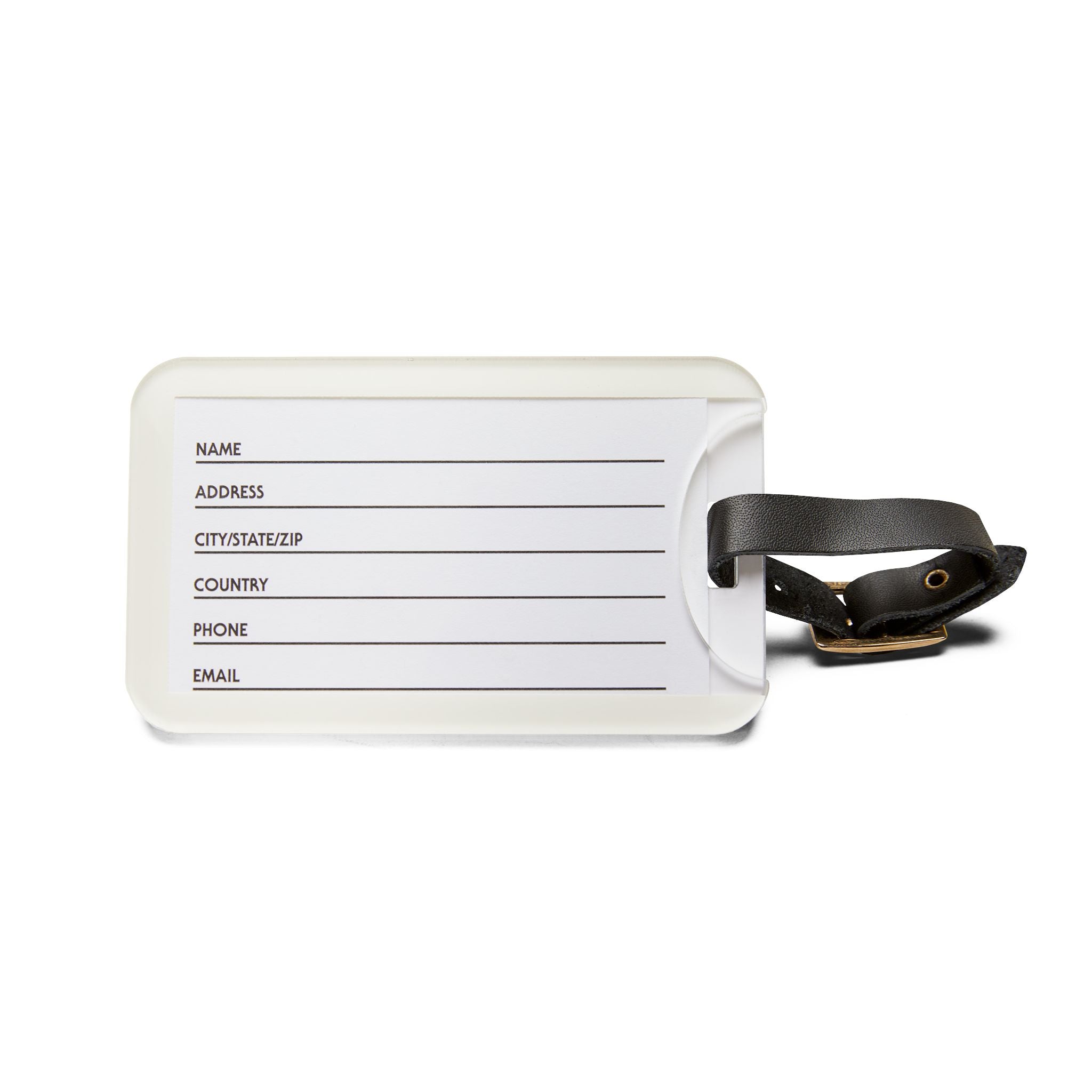 TDE Luggage Tag - 'Just The Ticket' Retro Travel Tag