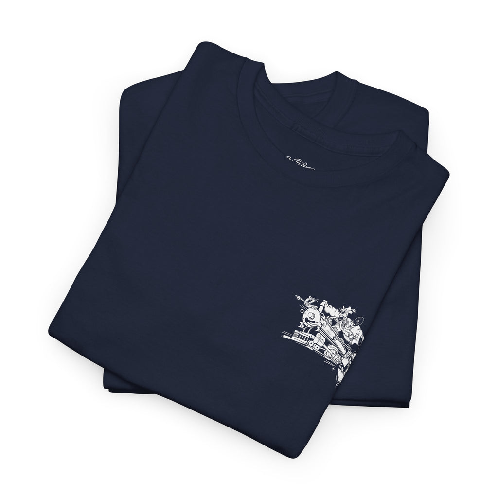 TDE Classic Train Tee - Minimal Chest Graphic T-Shirt