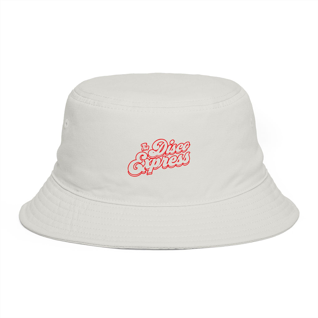 The Disco Express Bucket Hat - Retro Logo Embroidered Summer Sun Hat