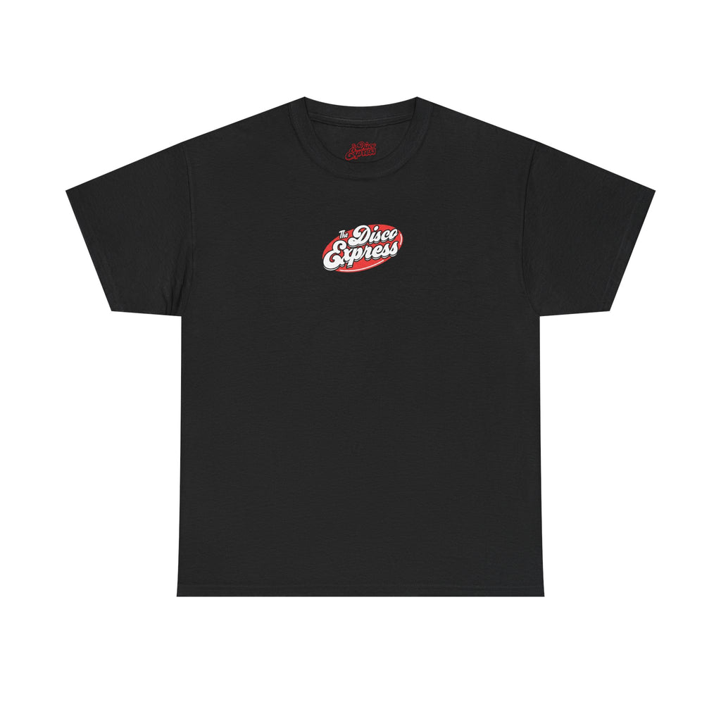 Fresh Nu Disco, Served Up Hot! - Red Illustrated Character Tee on Black