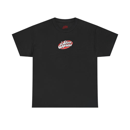 Fresh Nu Disco, Served Up Hot! - Red Illustrated Character Tee on Black
