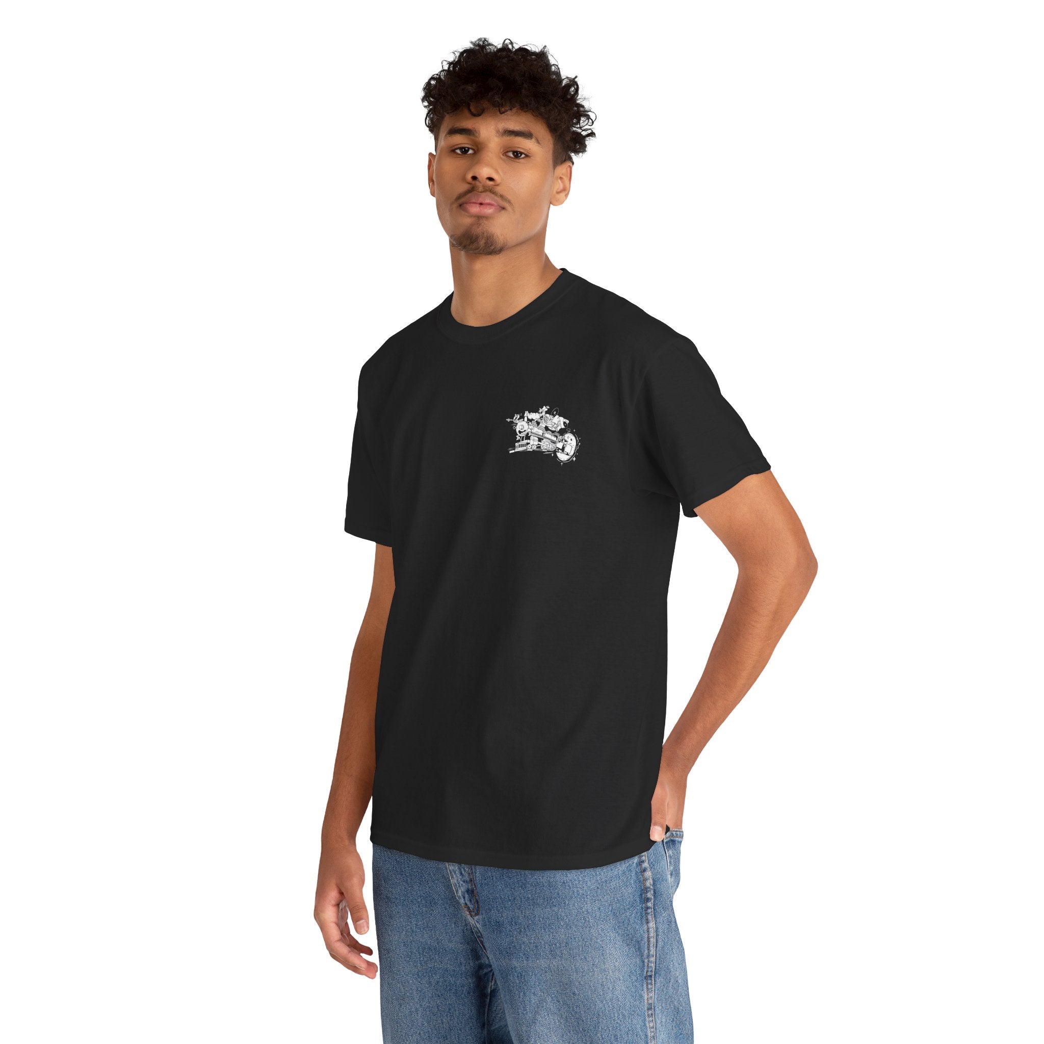 TDE Classic Train Tee - Minimal Chest Graphic T-Shirt