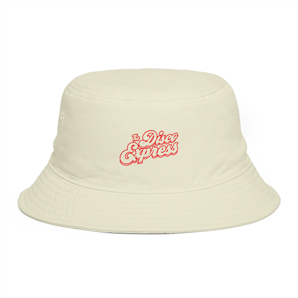 The Disco Express Bucket Hat - Retro Logo Embroidered Summer Sun Hat