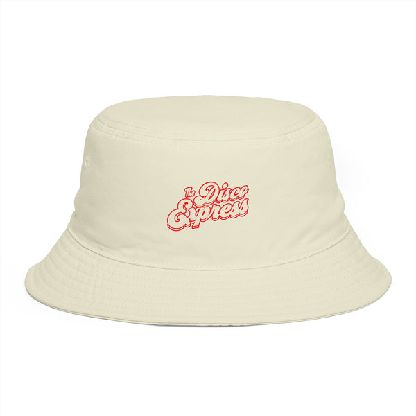 The Disco Express Bucket Hat - Retro Logo Embroidered Summer Sun Hat